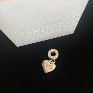 Authentic Pandora Heart Charm Sterling Silver 925